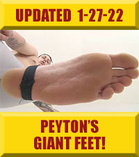 Jock Foot Fantasy - Peyton's Giant Baseball Player Feet!