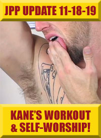 Jock Pits & Paws - Kane's Workout & Self-Worship!